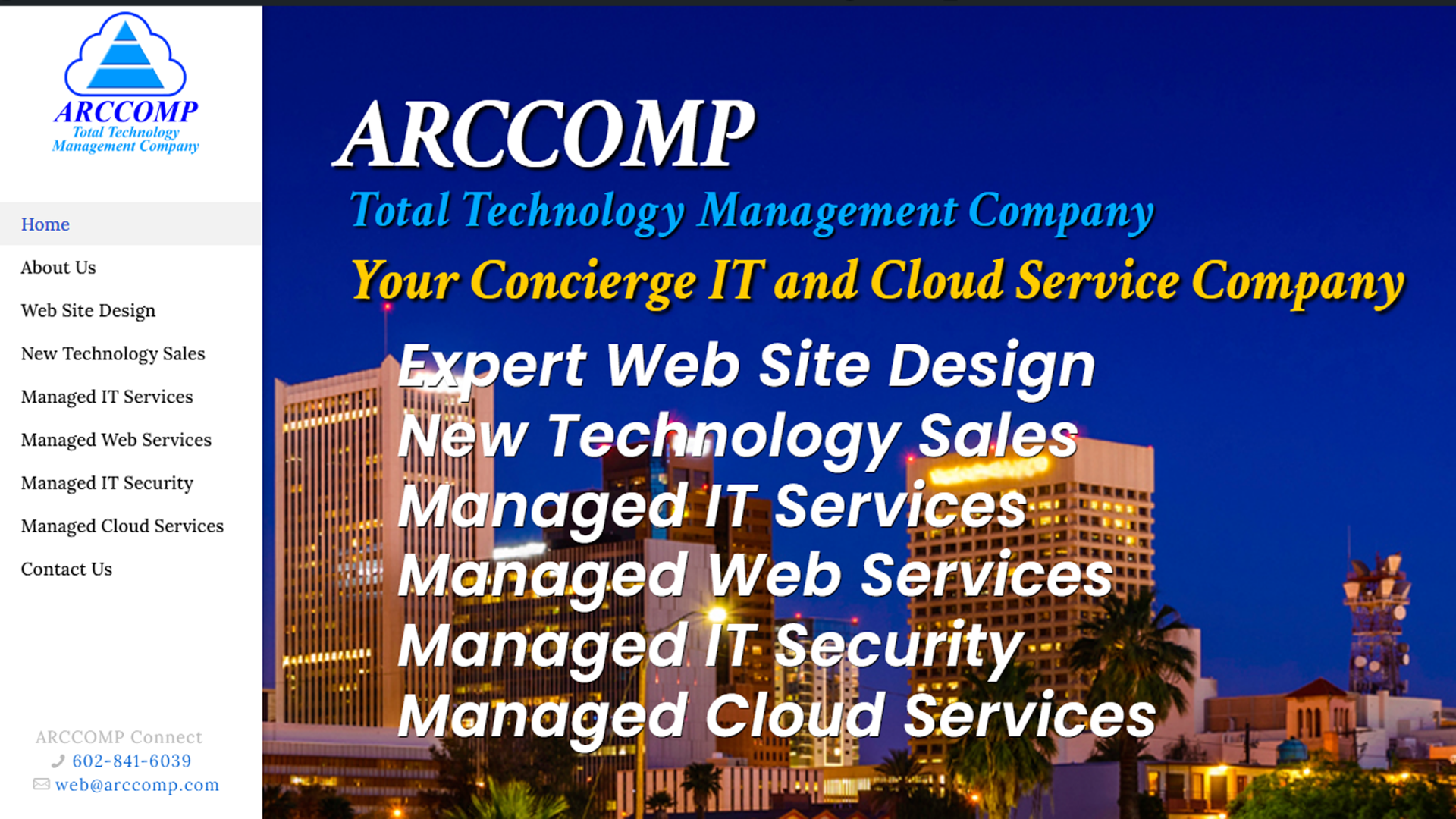 ARCCOMP - Global Web Design, IT and Cloud Services